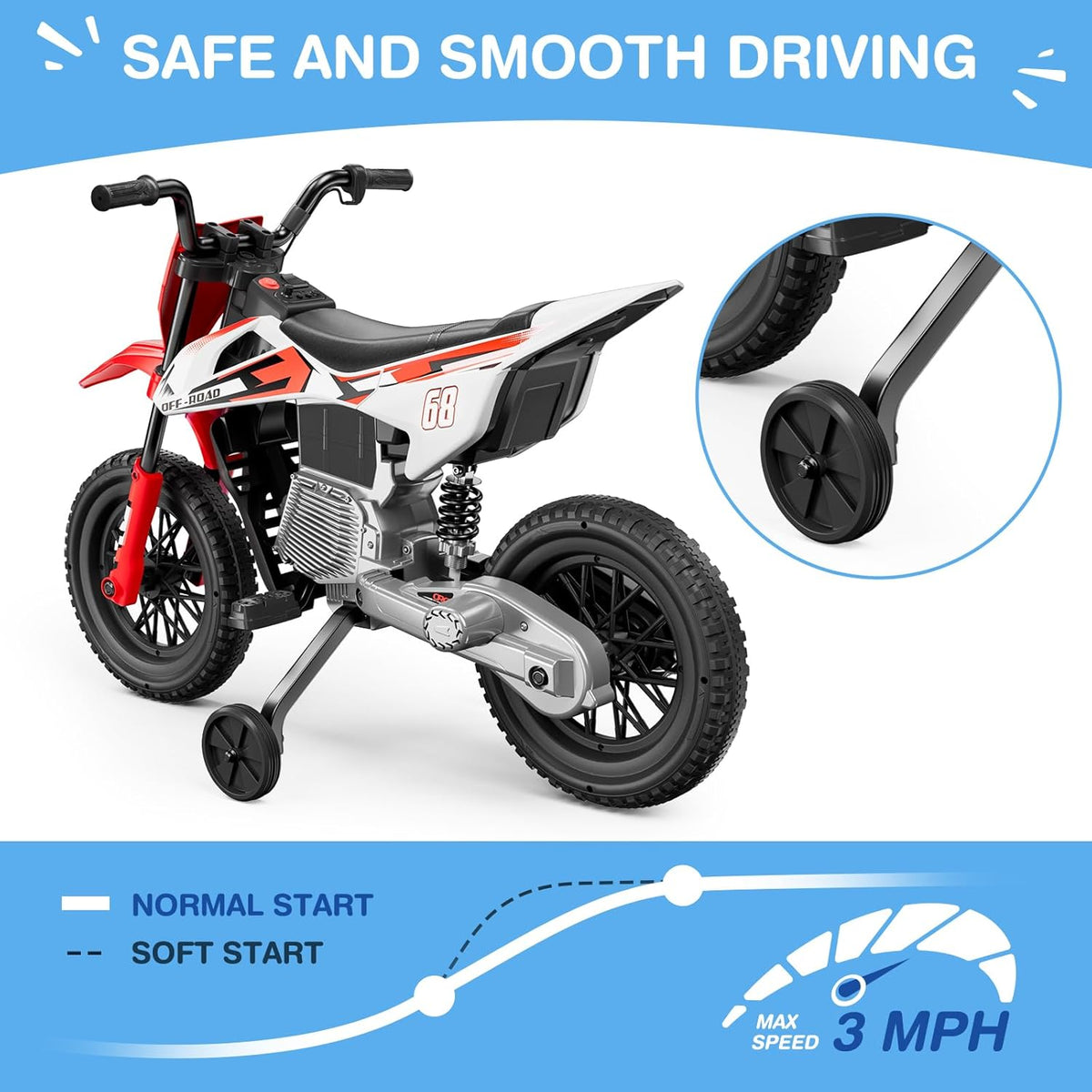 12V Dirt Bike for Kids - BLACK FRIDAY SALE
