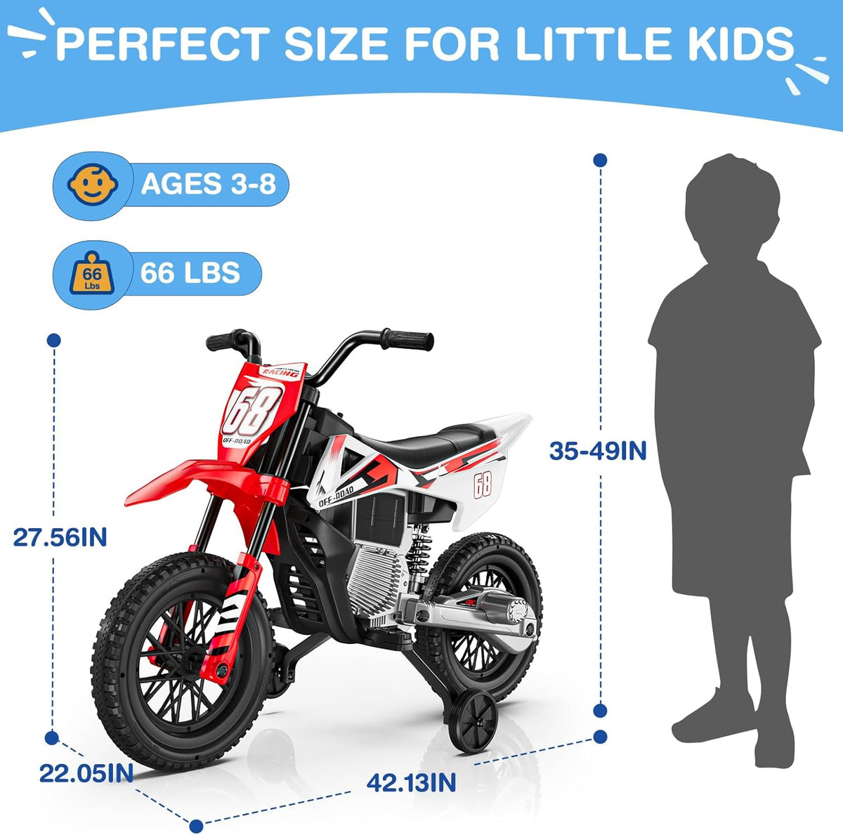 12V Dirt Bike for Kids - BLACK FRIDAY SALE